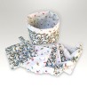 lingettes réutilisables éponge de bambou
panier tissu coton
Création Les Bobines de Coco
fabrication artisanale France