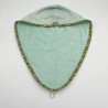 Serviette cheveu en éponge vert et liseret coordonné - Pour enfant - Une création Les Bobines de Coco