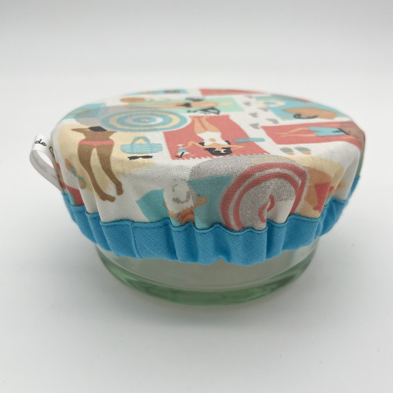 couvre bol en coton enduit
Création Les Bobines de Coco
fabrication artisanale France