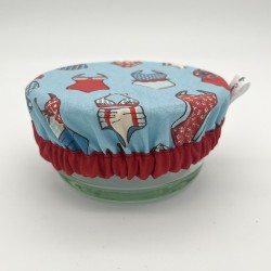 couvre bol en coton enduit
Création Les Bobines de Coco
fabrication artisanale France