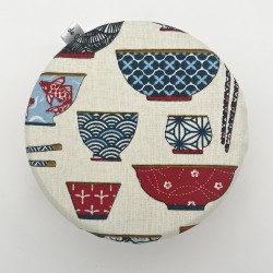 couvre bol en coton enduit
Création Les Bobines de Coco
fabrication artisanale France