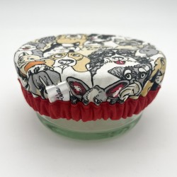 couvre bol en coton enduit
Création Les Bobines de Coco
fabrication artisanale France