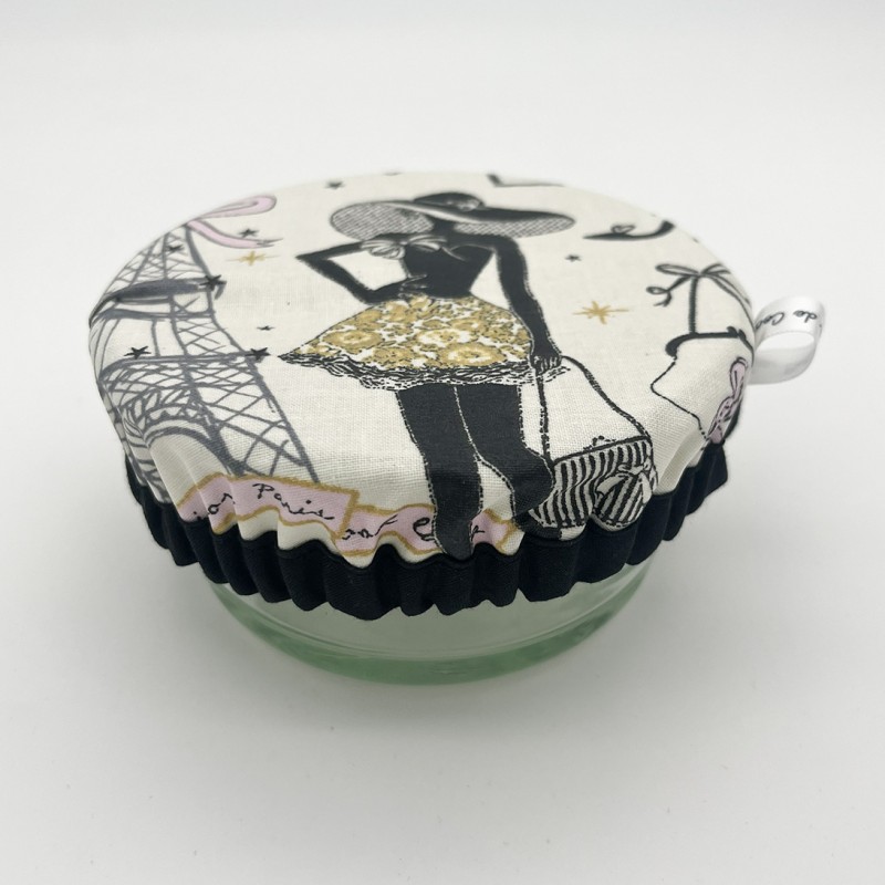 couvre bol en coton enduit
Création Les Bobines de Coco
fabrication artisanale France