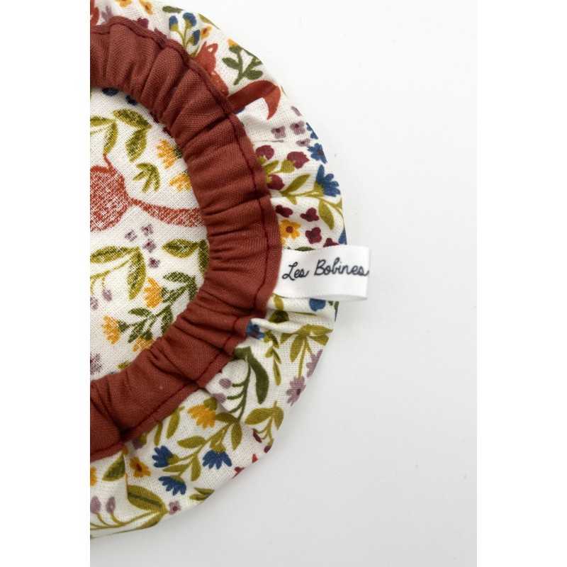 couvre bol en coton enduit
Création Les Bobines de Coco
fabrication artisanale France