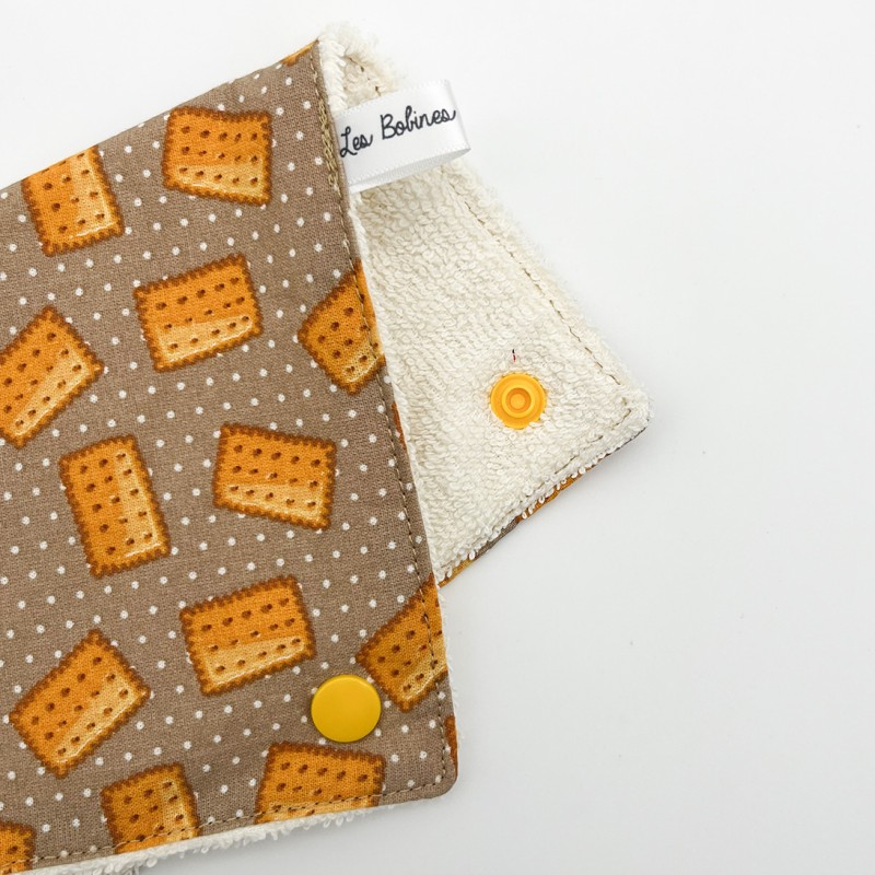 carré essuie-tout coton "So-Malin"
création Les bobines de Coco
fabrication artisanale France