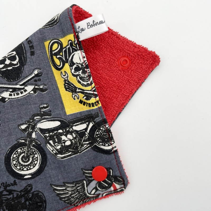 carré essuie-tout coton "So-Malin"
création Les bobines de Coco
fabrication artisanale France