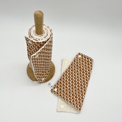 carré essuie-tout coton "So-Malin"
création Les bobines de Coco
fabrication artisanale France