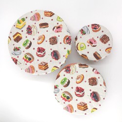 lot charlotte couvre-plat coton enduit
Création Les Bobines de Coco
fabrication artisanale France