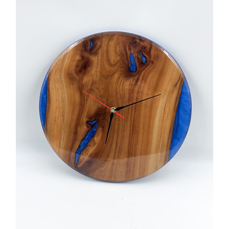 Horloge murale Orme / Epoxy - Diamètre 35cm