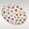 Charlotte couvre-plat oval