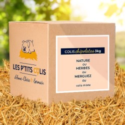 Colis de 5kg de Chipolatas nature, Côte de porc, Escalope, Lardons.